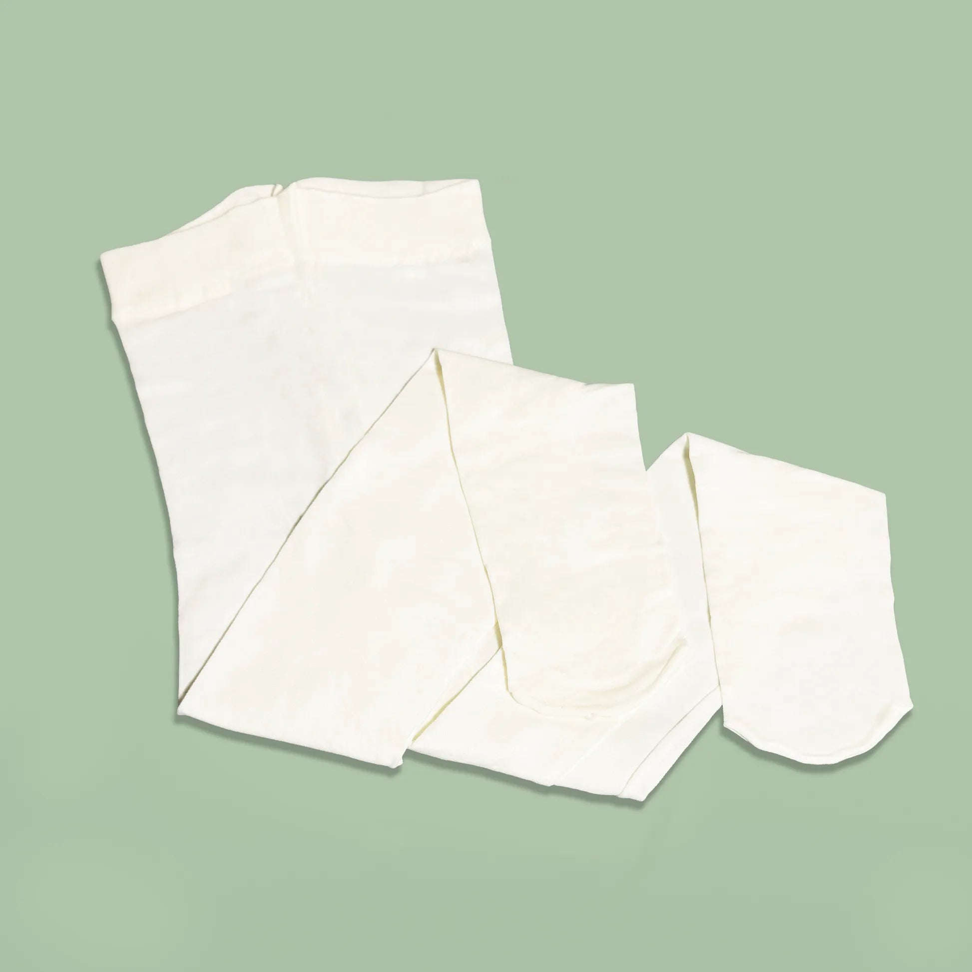 Leotardos de microfibra opacos lisos perla